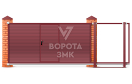 Ворота откатные 2200×2500 ЗМК-7837