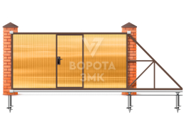Раздвижные ворота 3600×2200 Nice ЗМК-7006