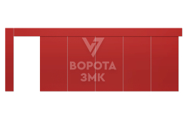 Откатные противопожарные ворота Дорхан 4000×3000 ЗМК-9601