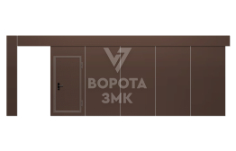 Раздвижные ворота противопожарные 5000×3000 ЗМК-9627