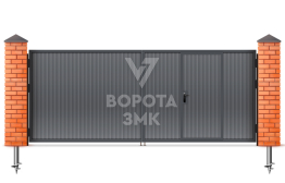 Распашные ворота Alutech 1750×2250 ЗМК-4727